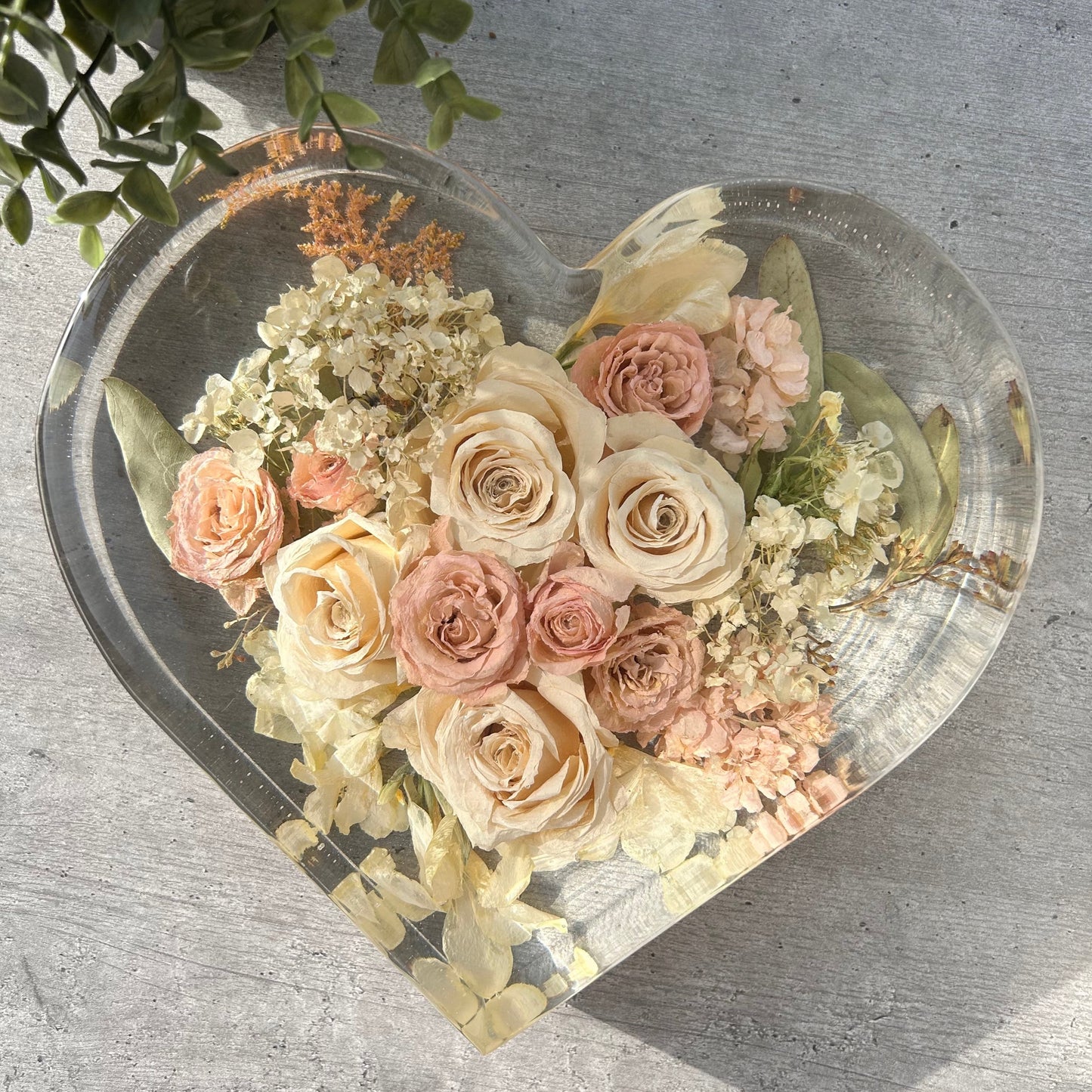 Heart 25cm Flower Preservation
